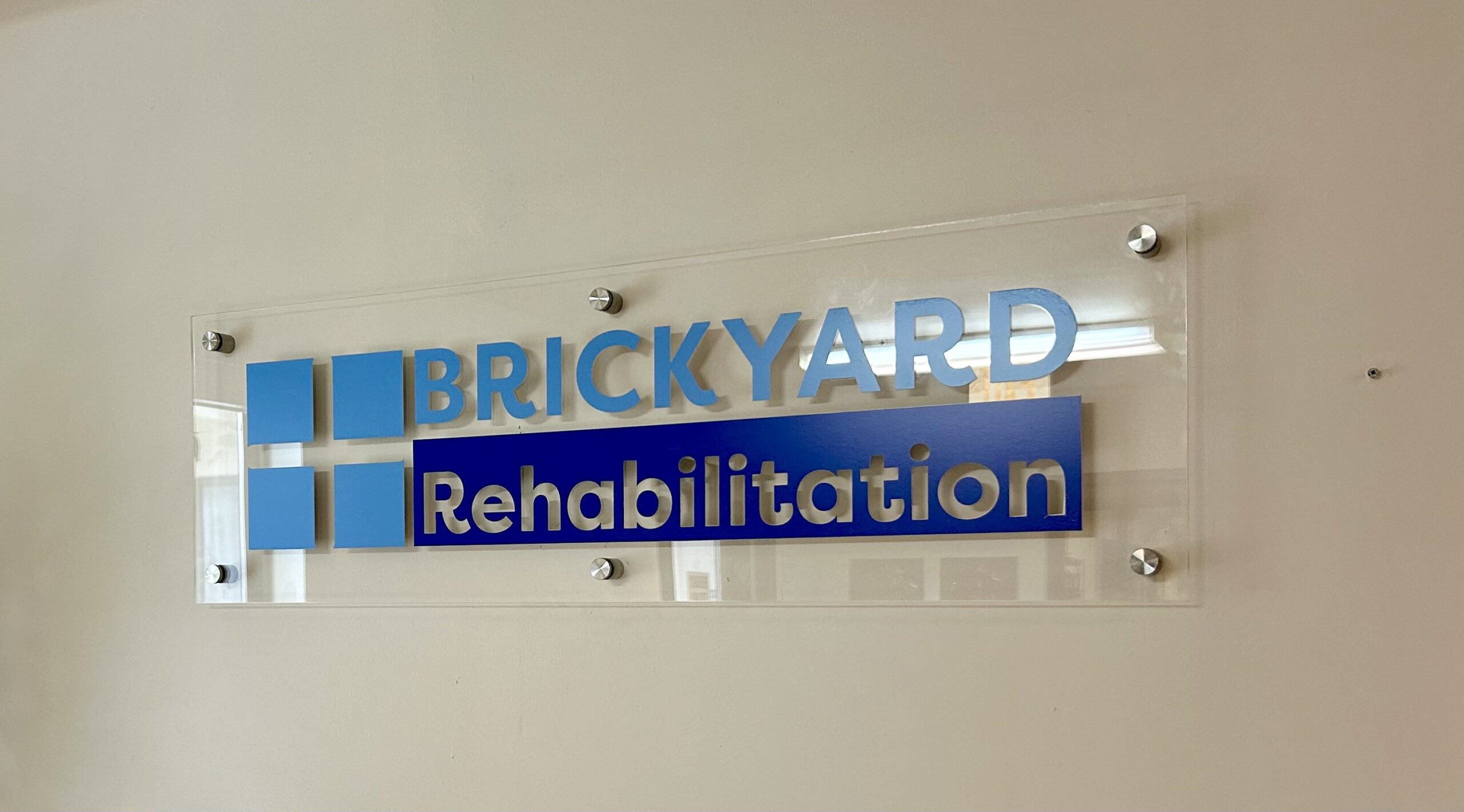 Brickyard Rehabilitation Sign