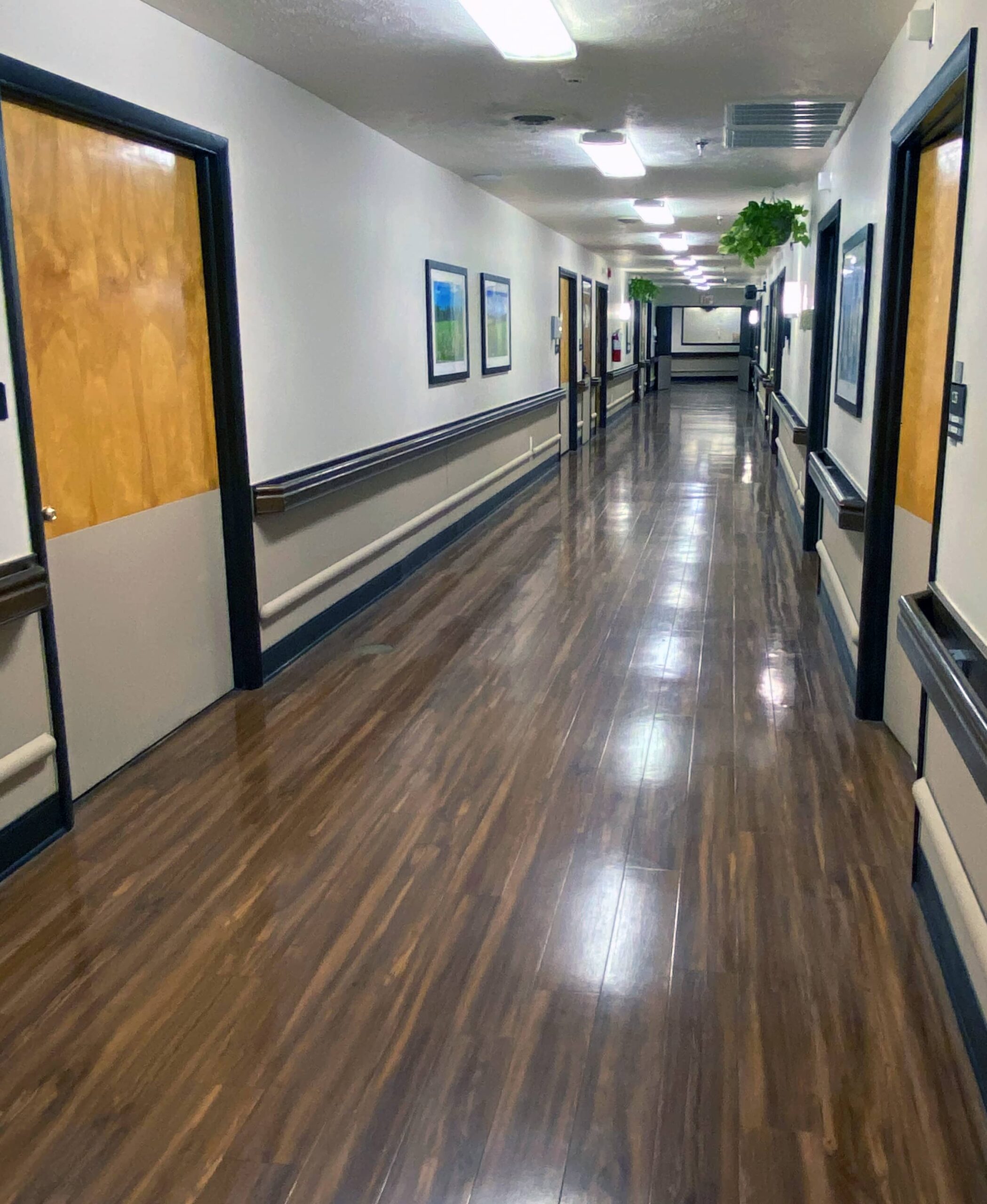 Brickyard Healthcare Brookview Care Center interior hallway