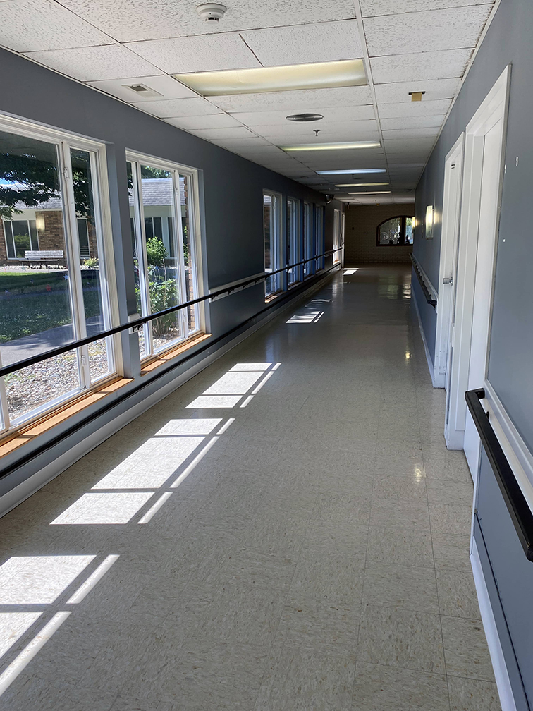 Brickyard Healthcare Elkhart Care Center interior hallway