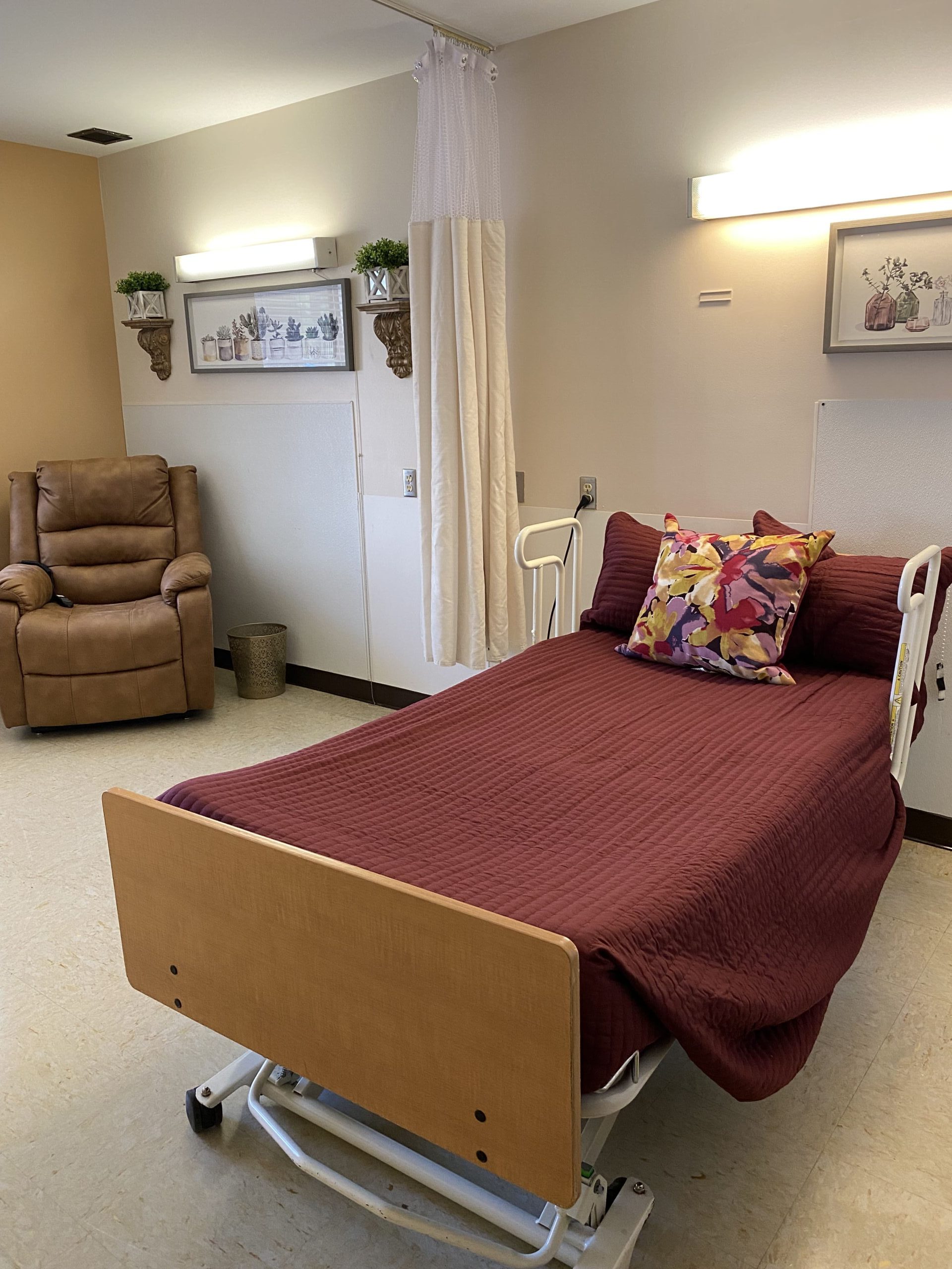 Brickyard Healthcare Fountainview Care Center resident bedroom suite