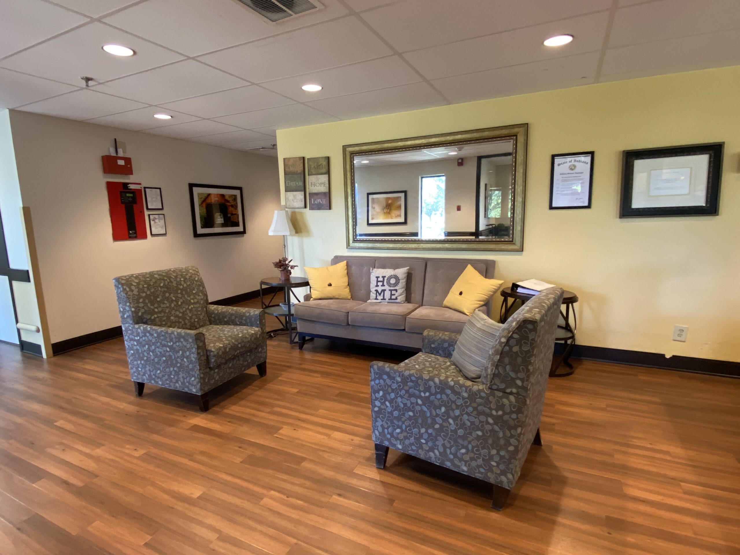 Brickyard Healthcare Fountainview Care Center sitting area