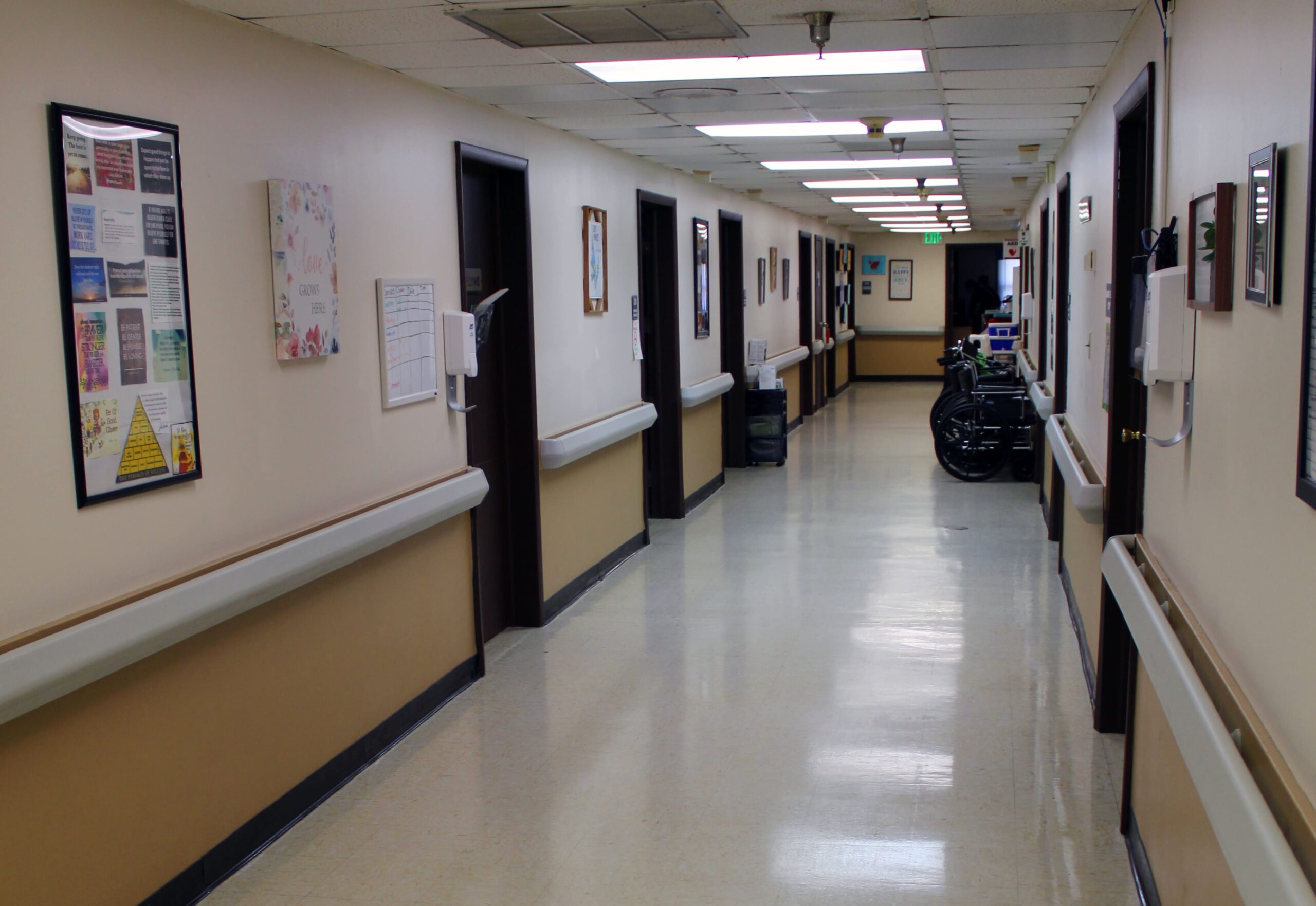 Brickyard Healthcare Knox Care Center interior hallway