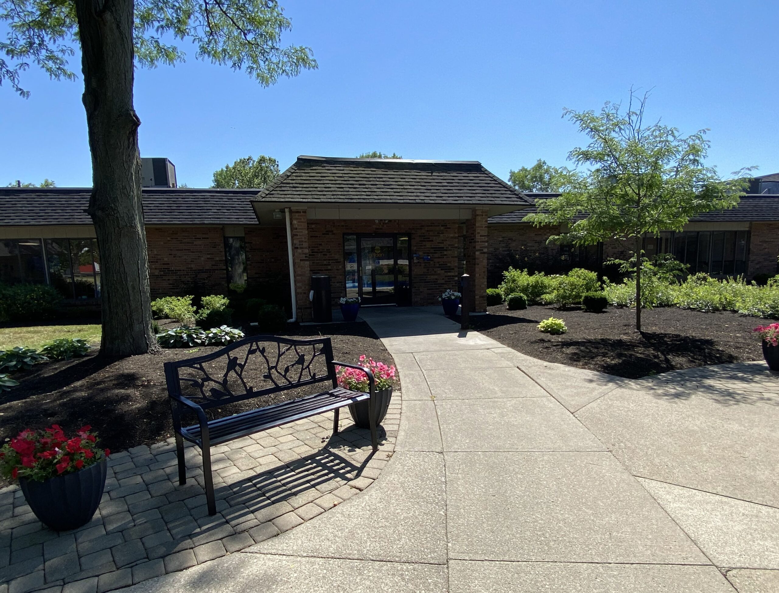 Brickyard Healthcare Muncie Care Center exterior front entrance