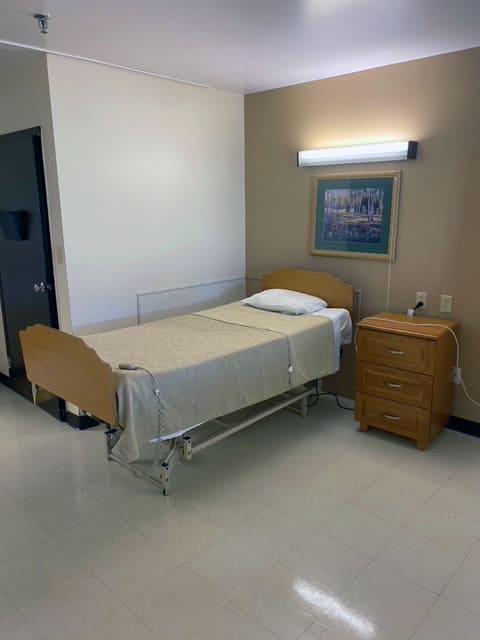 Brickyard Healthcare Portage Care Center resident bedroom suite