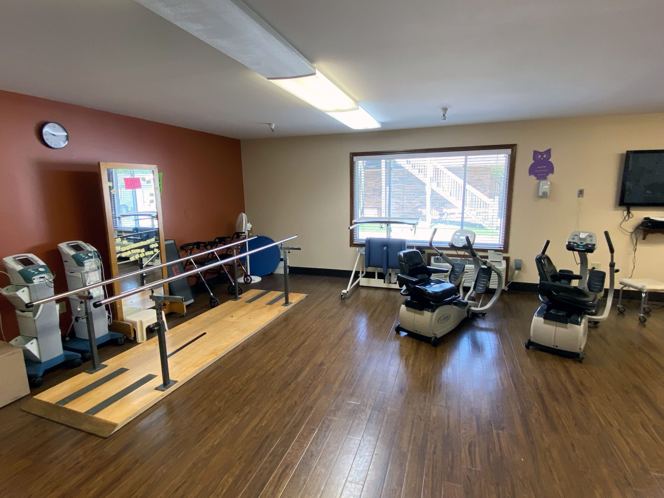 Brickyard Healthcare Terrace Care Center physical therapy equipment