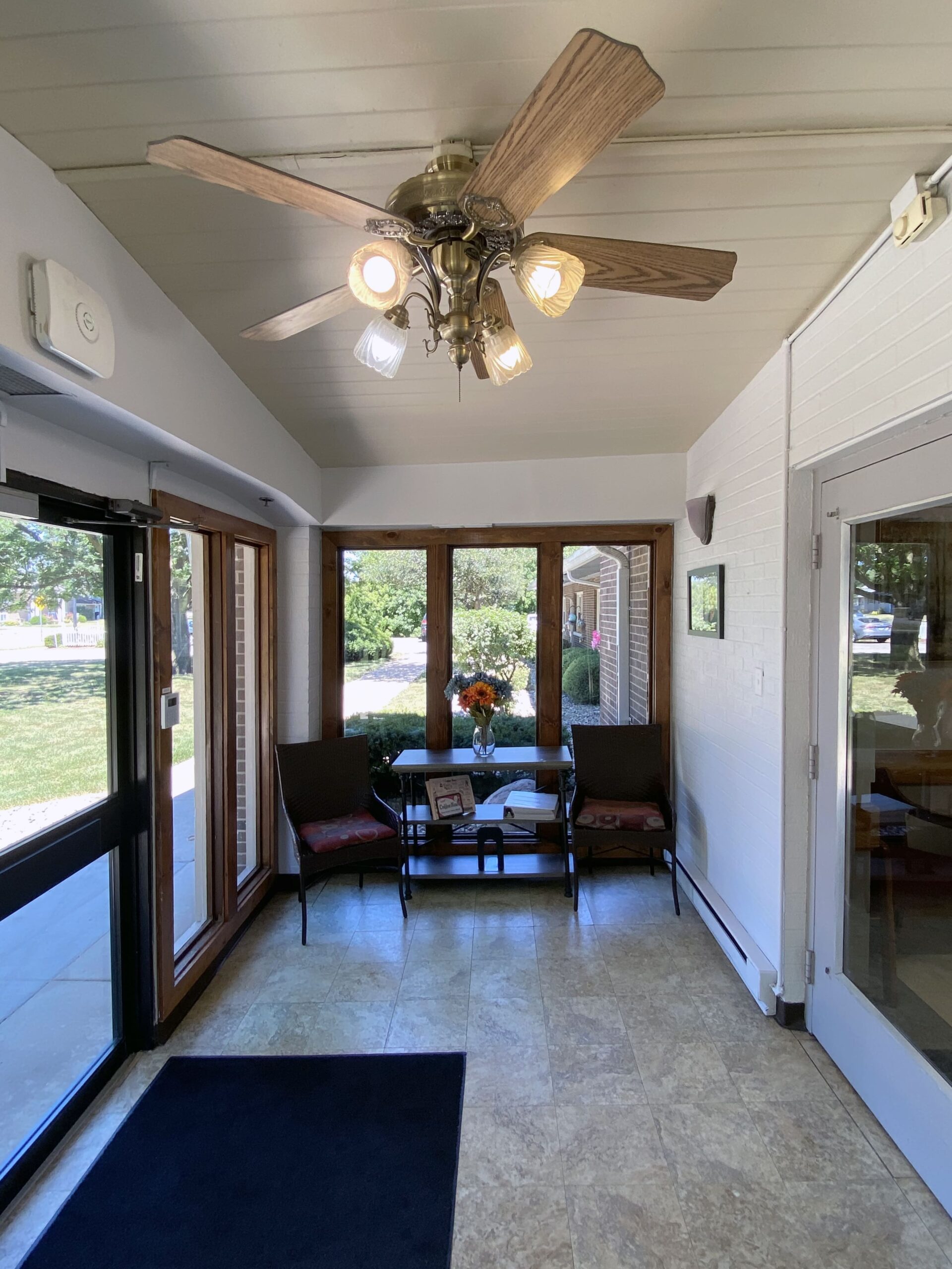 Brickyard Healthcare Twelfth Street Care Center interior sunroom for residents