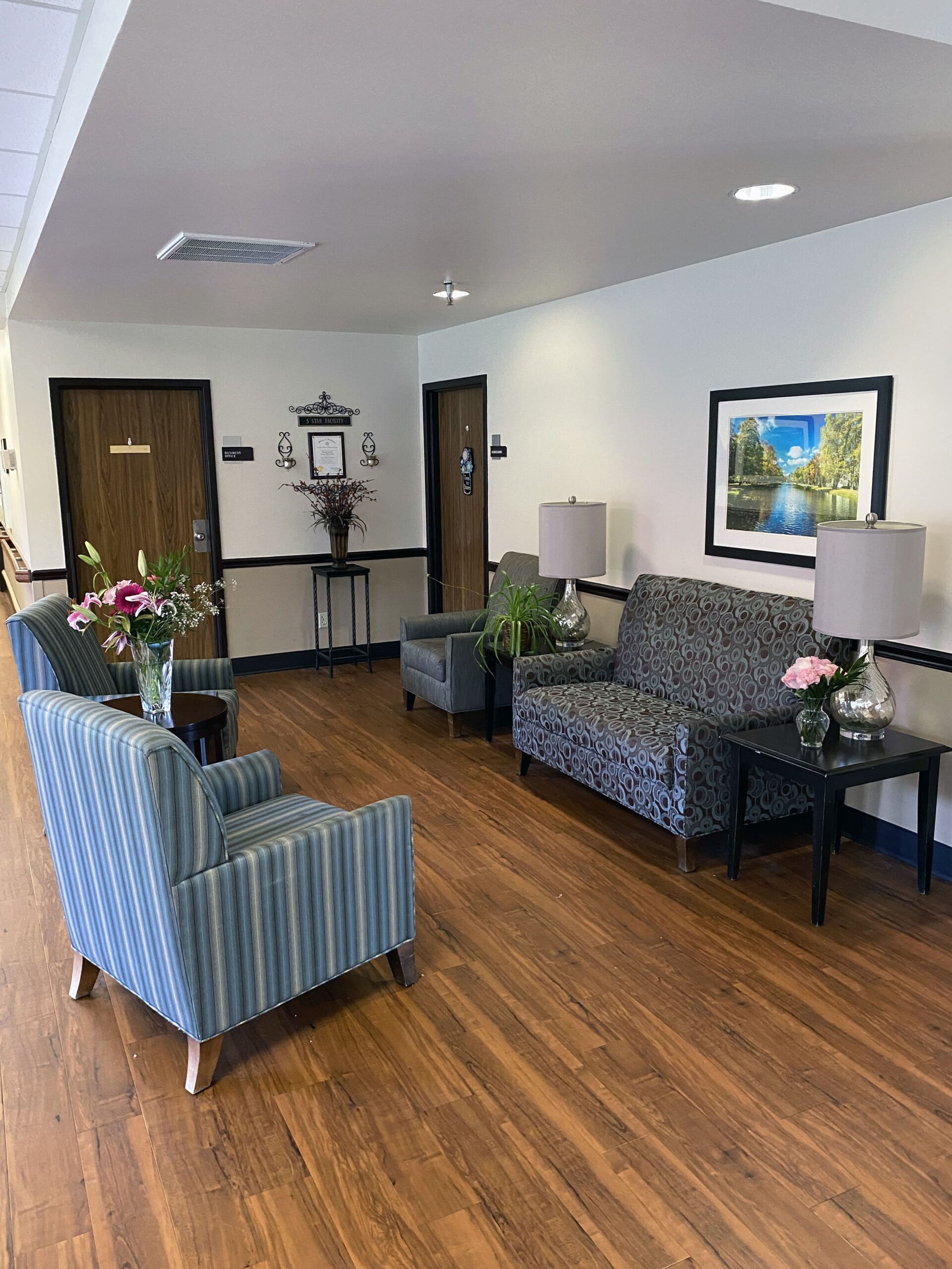 Brickyard Healthcare Woodlands Care Center reception area