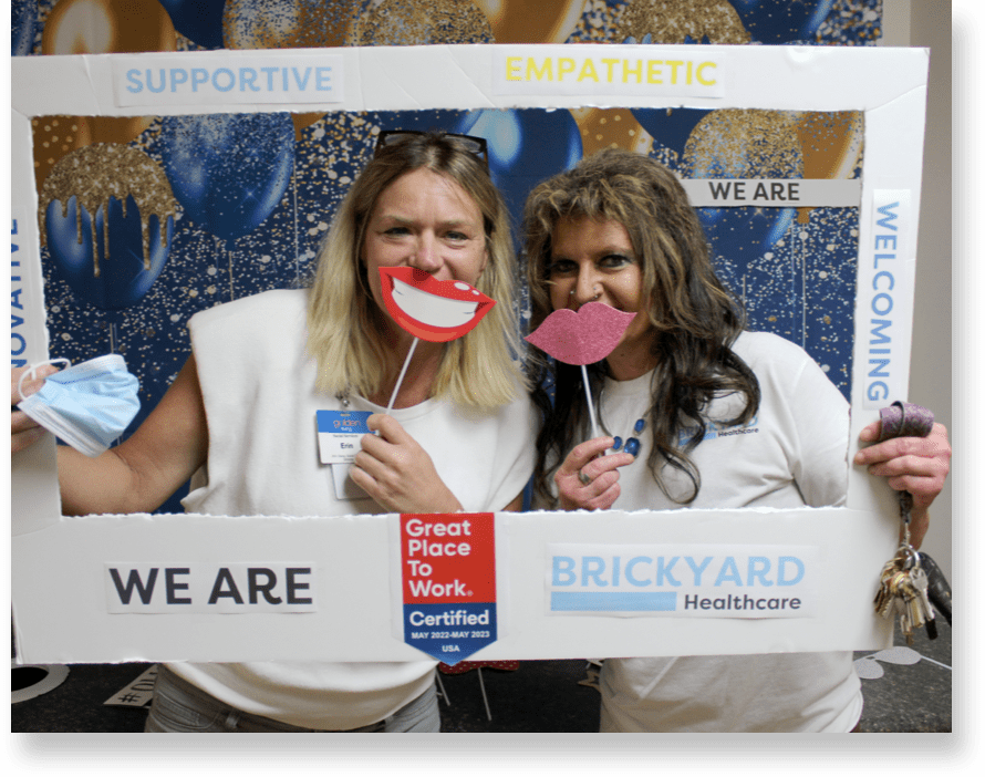 Members of the Brickyard Healthcare team enjoying our community.